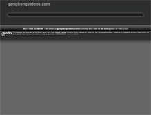Tablet Screenshot of gangbangvideos.com
